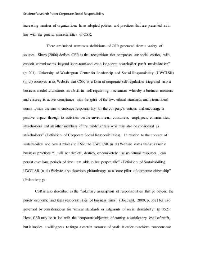 articles on corporate social responsibility pdf csr research paper pdf
